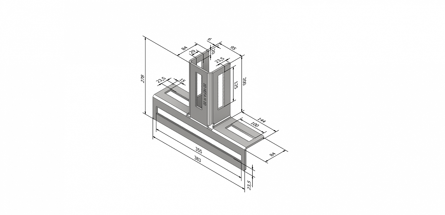 Соединитель 2D HEFA H 2D